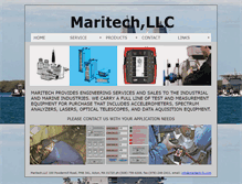 Tablet Screenshot of maritech-llc.com